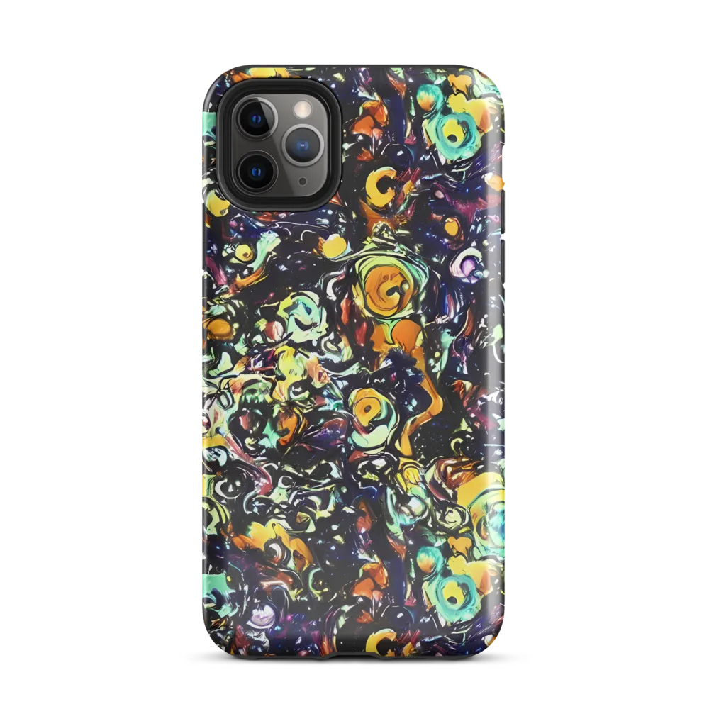 Dark Matter Bloom on Tough Case for iPhone® — Front