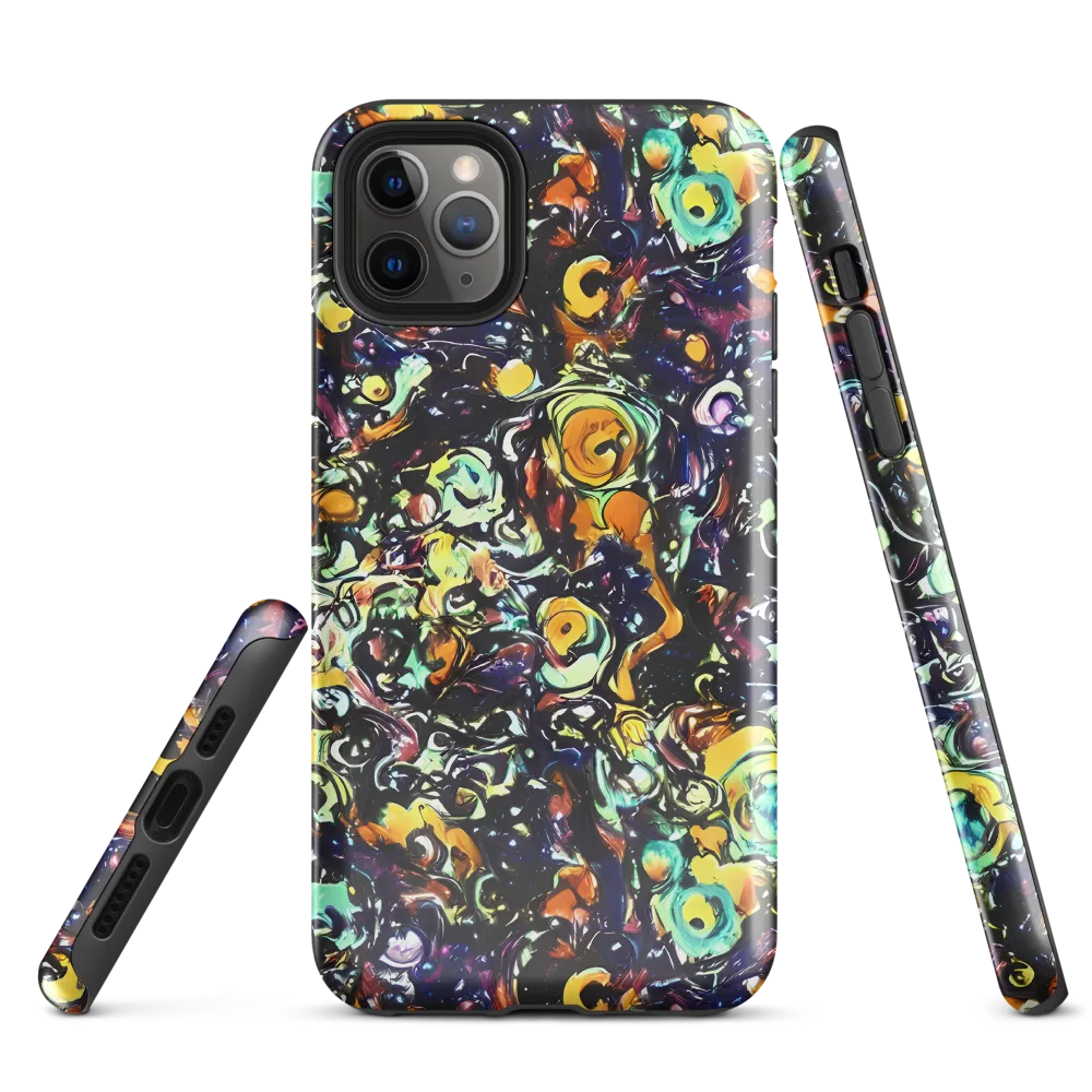 Dark Matter Bloom on Tough Case for iPhone® — Front