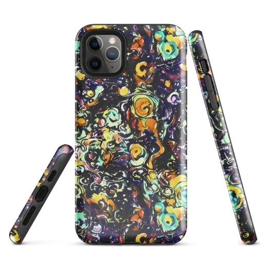 Dark Matter Bloom on a Tough Case for iPhone®