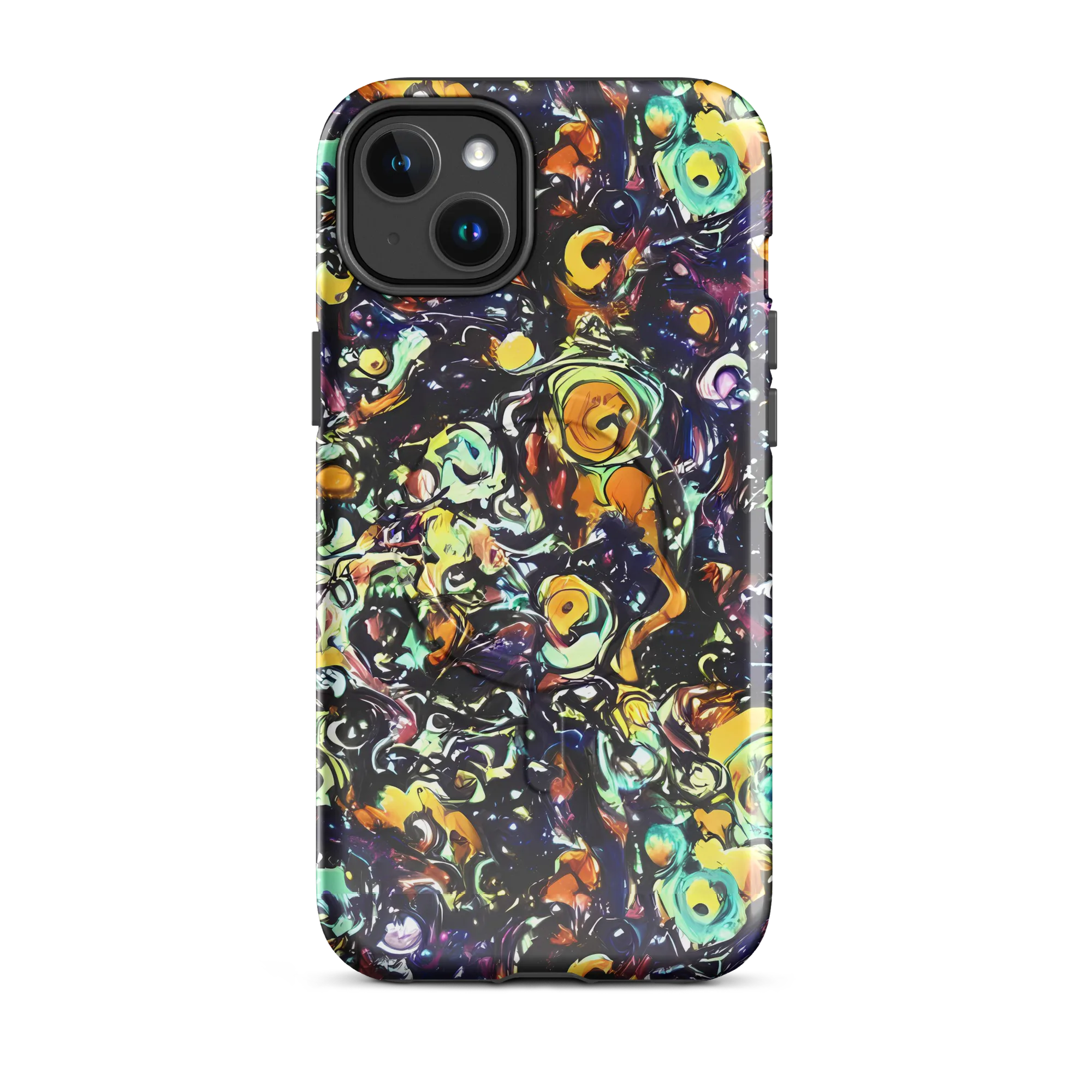 Dark Matter Bloom on MagSafe Tough Case for iPhone® — Front