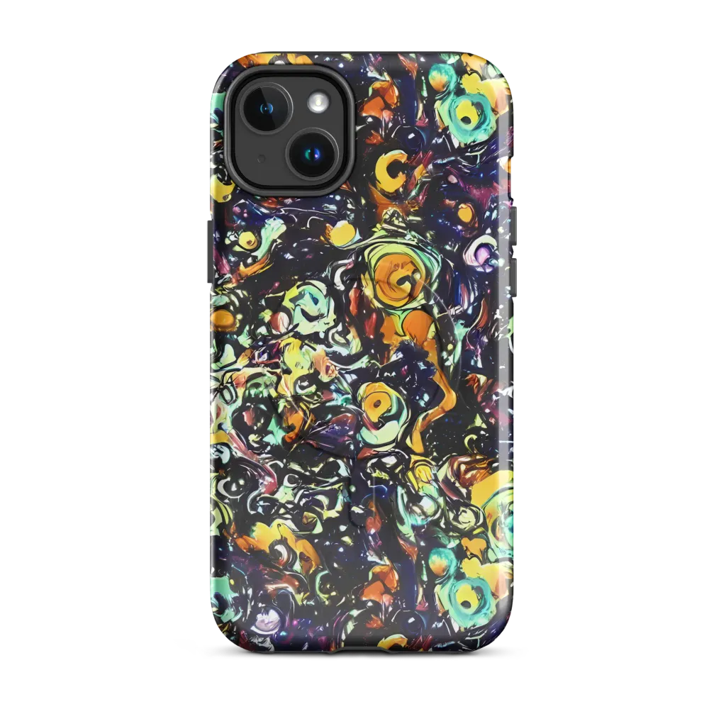 Dark Matter Bloom on MagSafe Tough Case for iPhone® — Front
