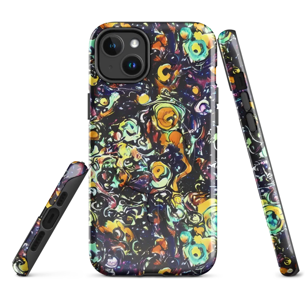 Dark Matter Bloom on MagSafe Tough Case for iPhone® — Front