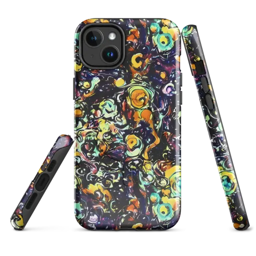 Dark Matter Bloom on a MagSafe Tough Case for iPhone®