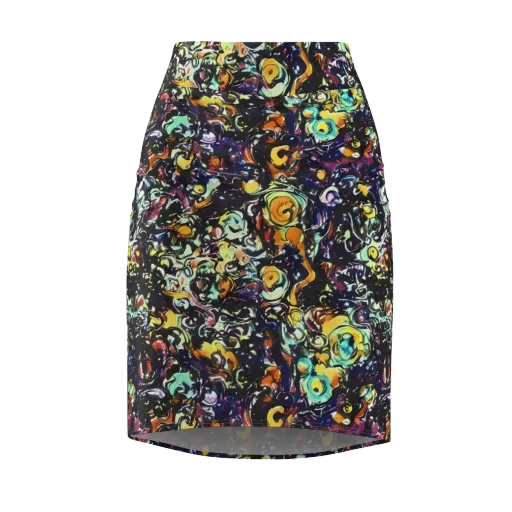 Dark Matter Bloom on a Pencil Skirt