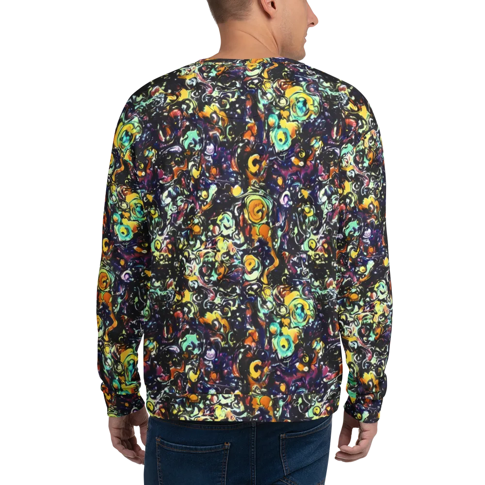 Dark Matter Bloom on Sweatshirt — Back