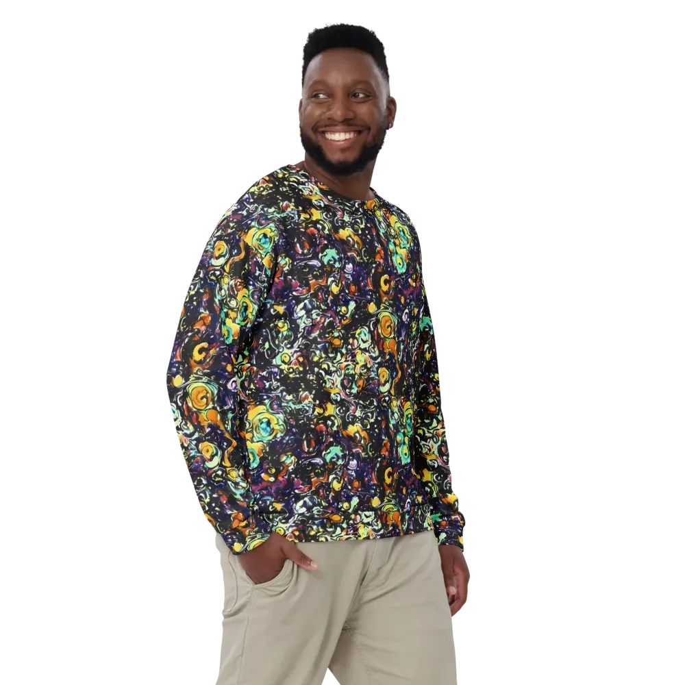 Dark Matter Bloom on Sweatshirt — Front