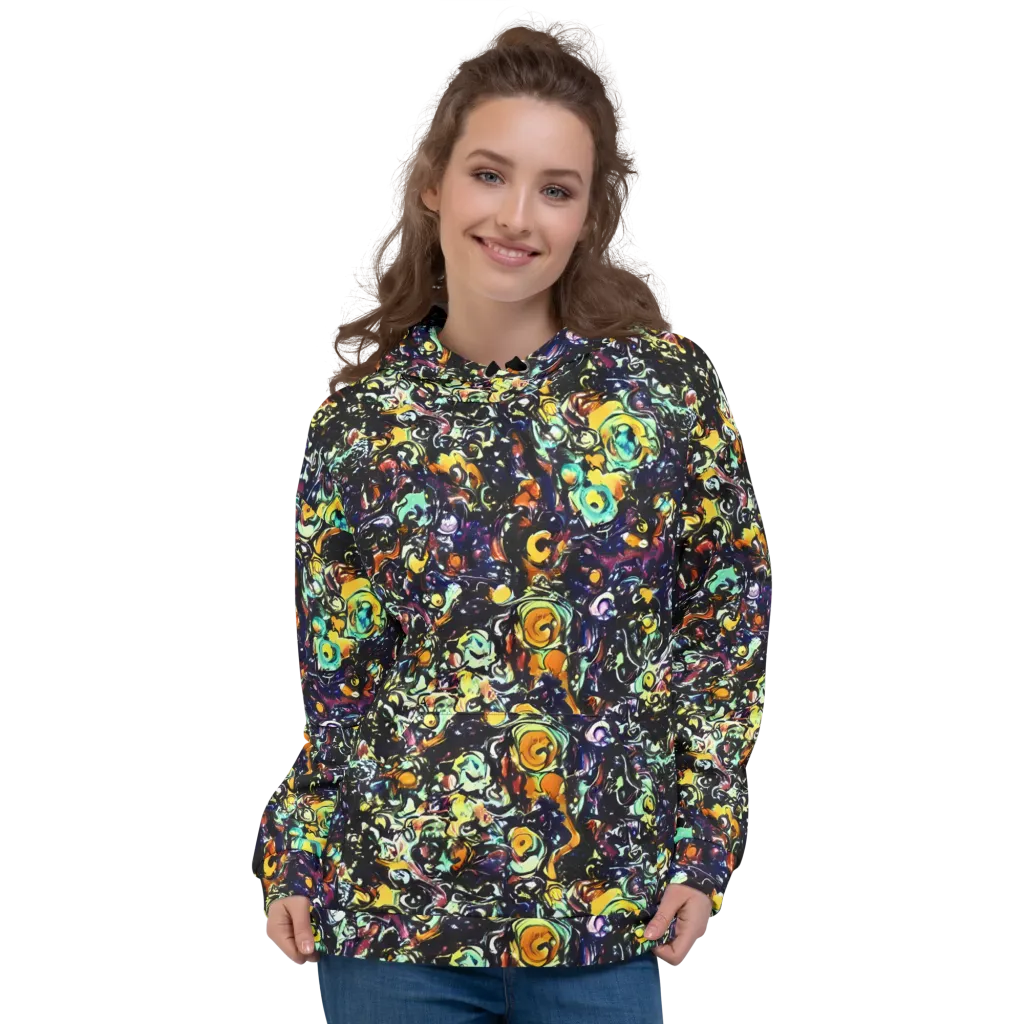 Dark Matter Bloom on Hoodie — Front