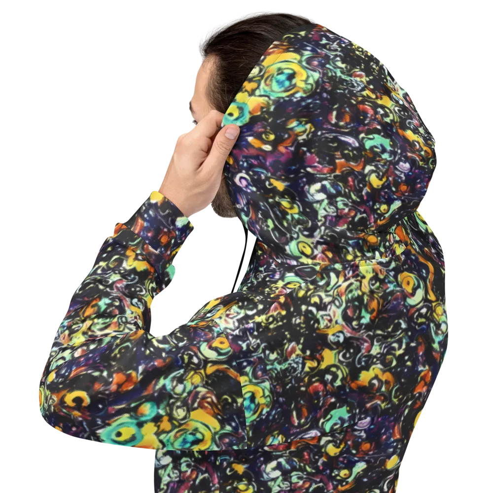 Dark Matter Bloom on Hoodie — Back