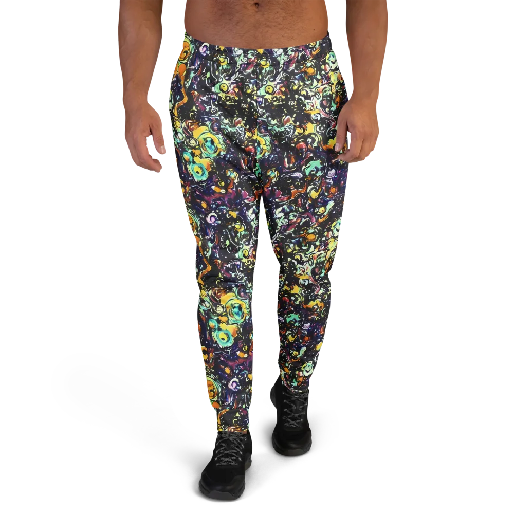 Dark Matter Bloom on Men's Joggers — Front