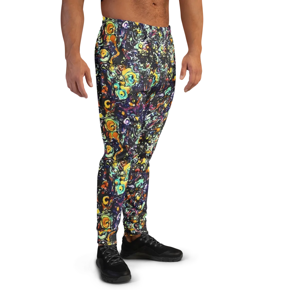 Dark Matter Bloom on Men's Joggers — Right