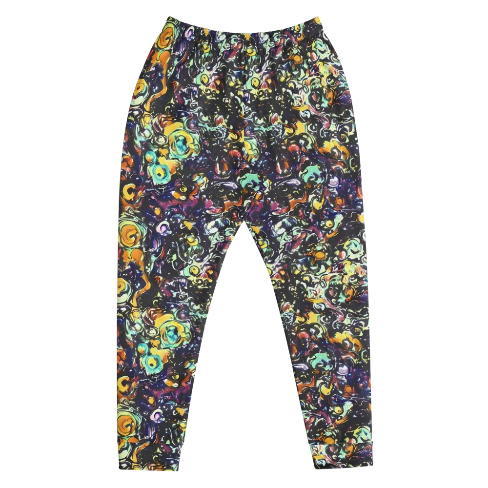 Dark Matter Bloom on Men's Joggers — Front