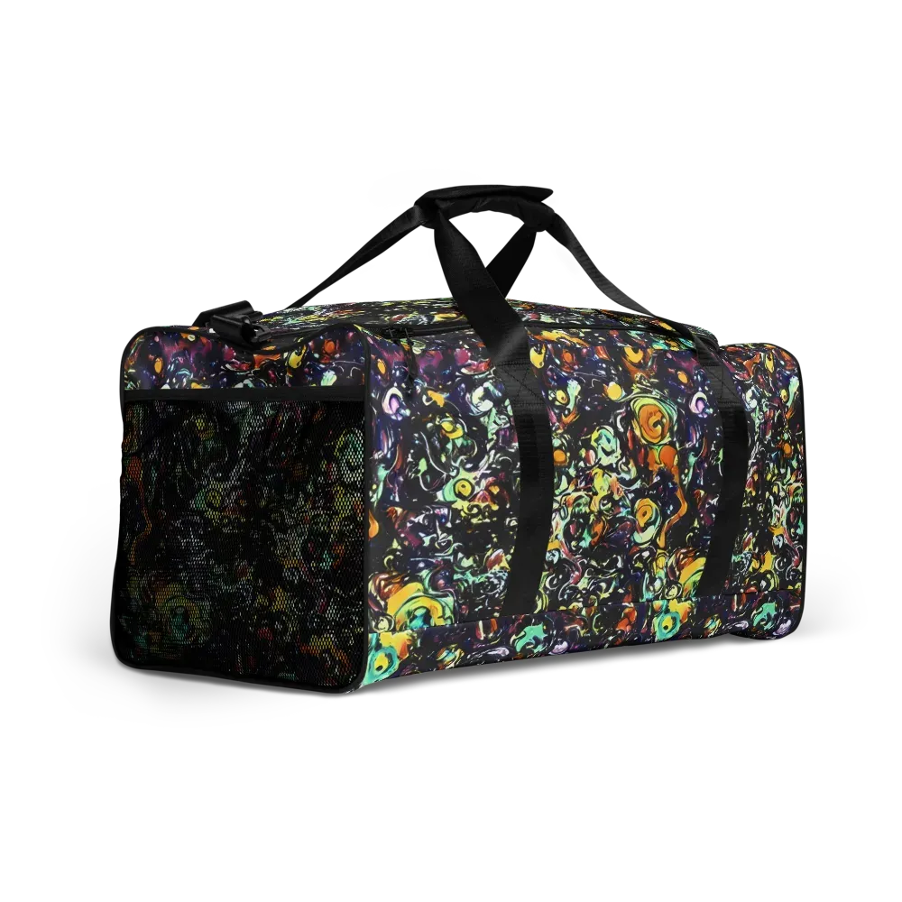 Dark Matter Bloom on Duffle Bag — Right Front