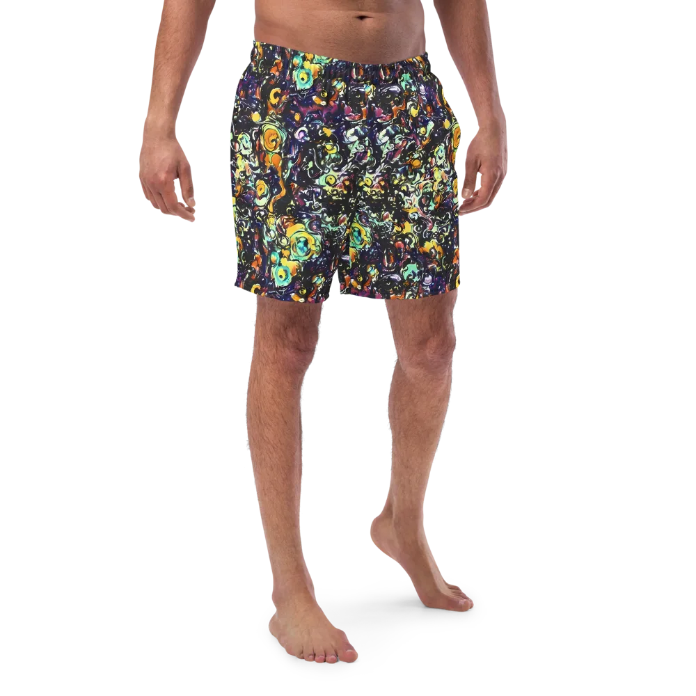 Dark Matter Bloom on Swim Trunks — Front