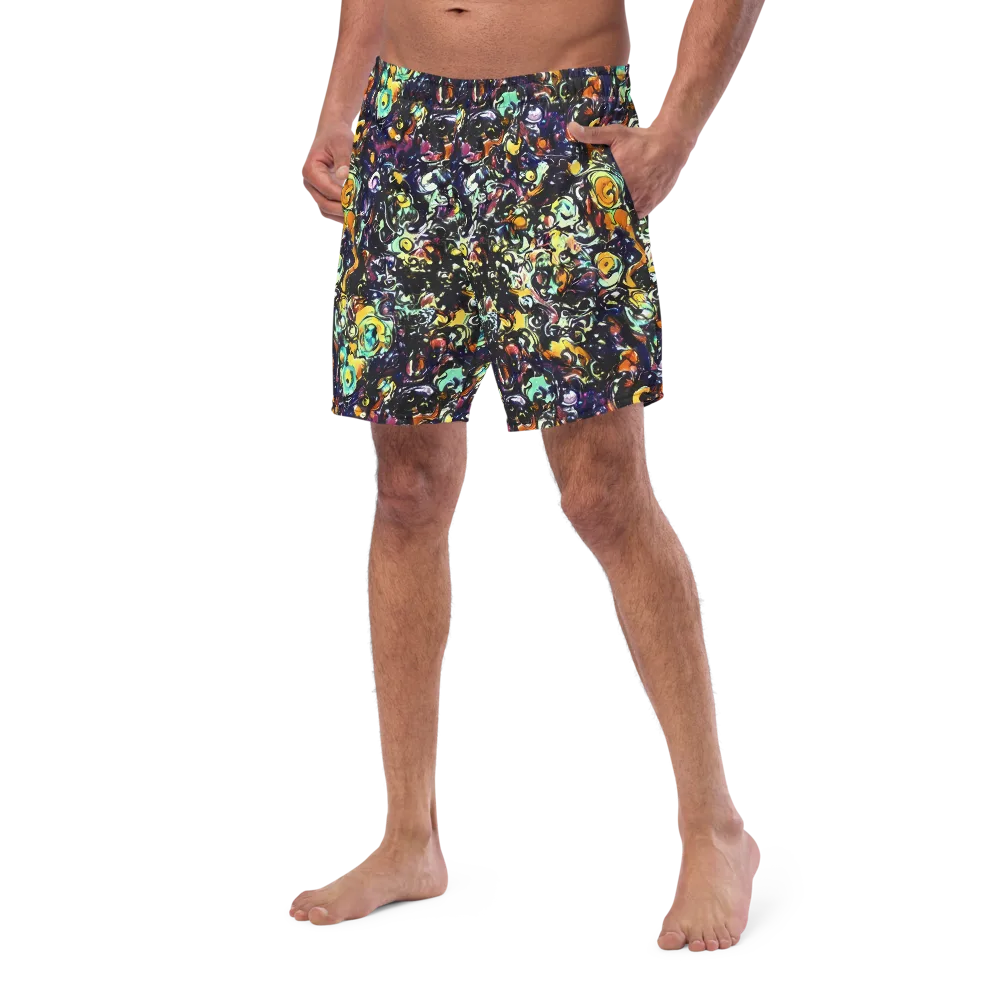 Dark Matter Bloom on Swim Trunks — Left Front
