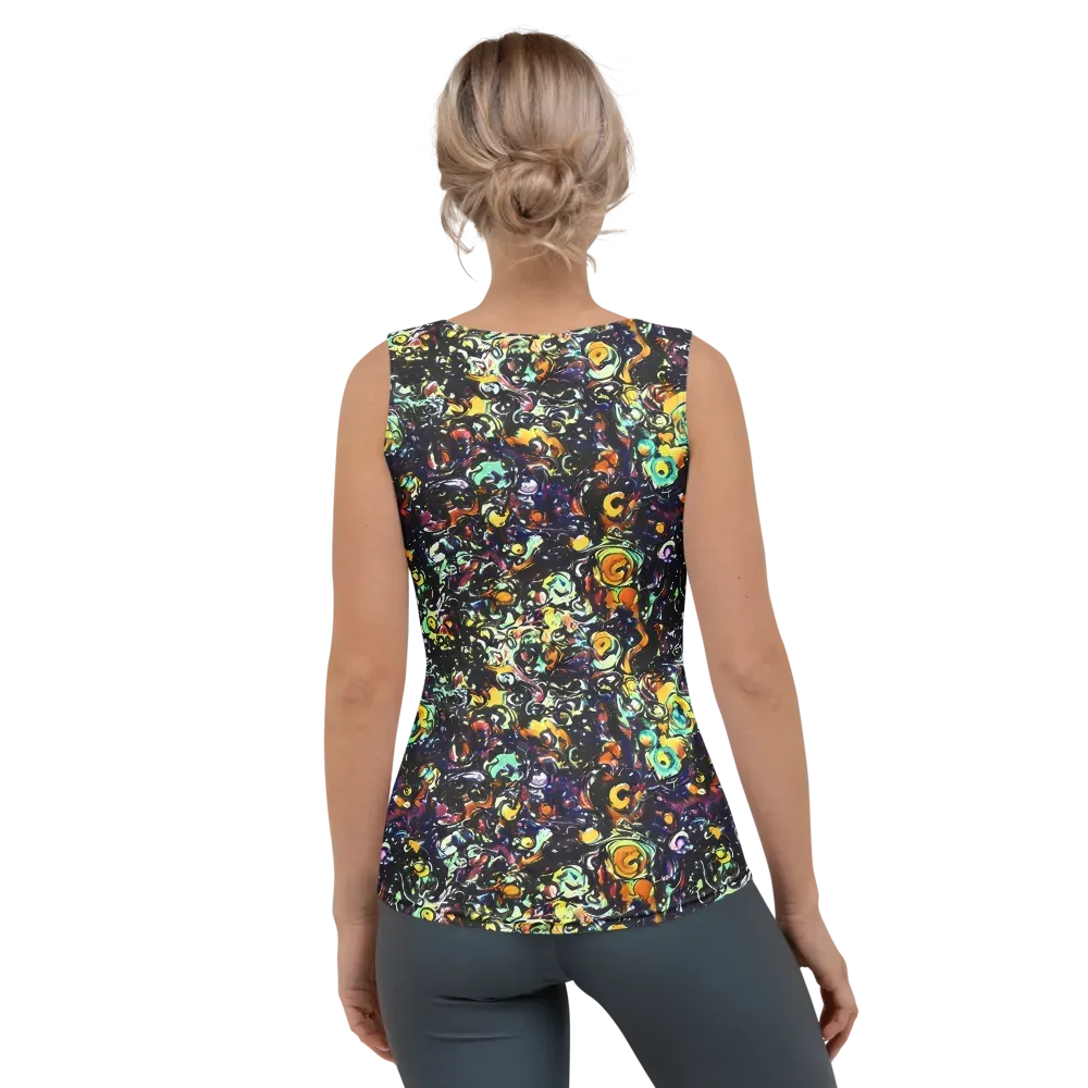 Dark Matter Bloom on Women's Tank Top — Back