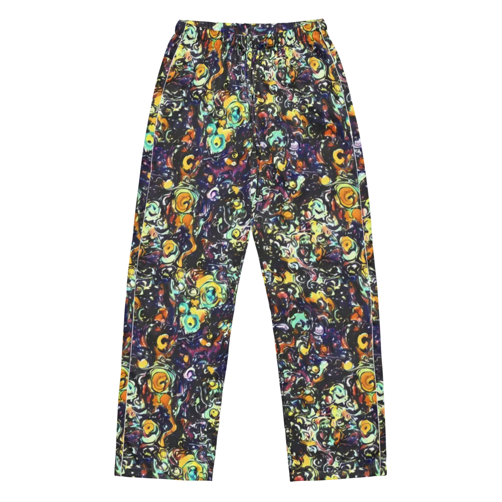 Dark Matter Bloom on Women's Pajama Pants — Front