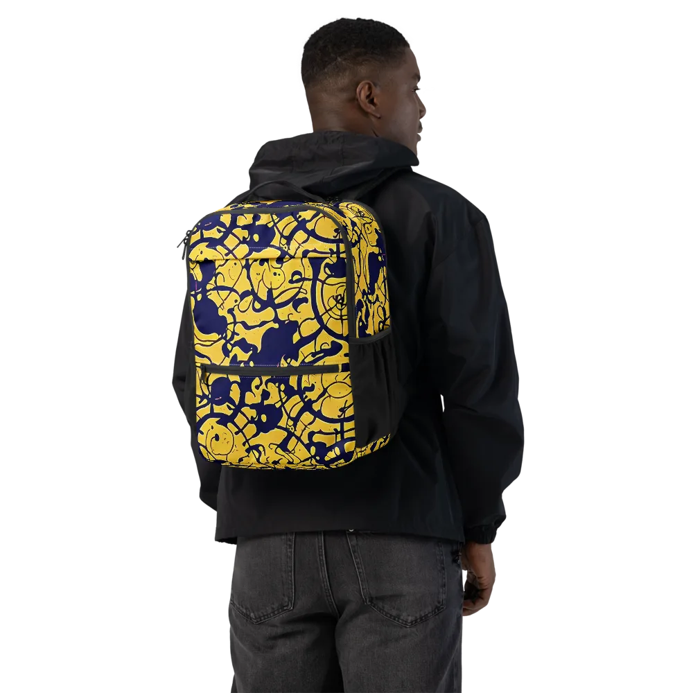 Golden Oddity on Utility Backpack — Back