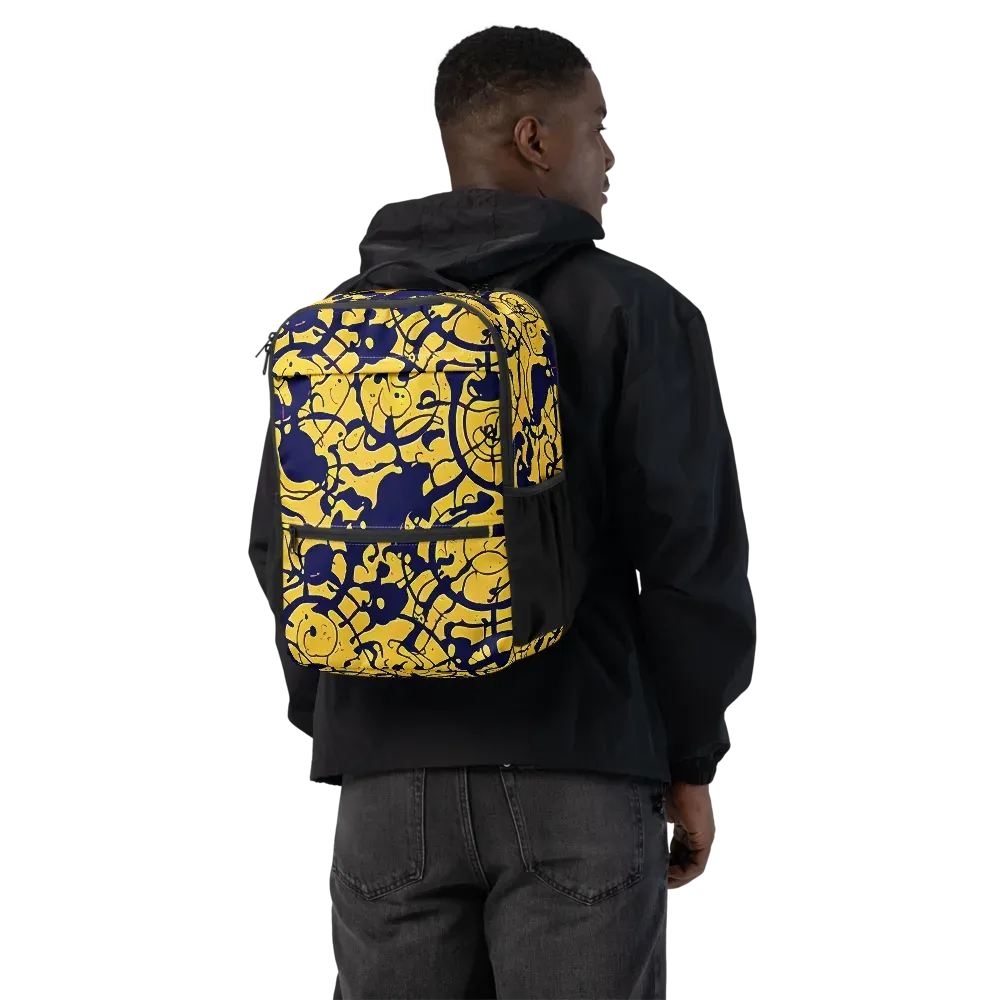 Golden Oddity on Utility Backpack — Back