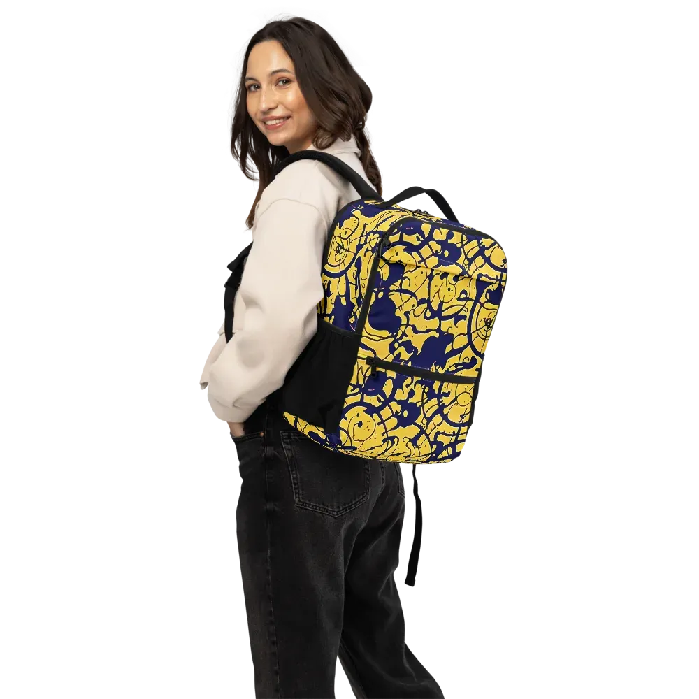 Golden Oddity on Utility Backpack — Back