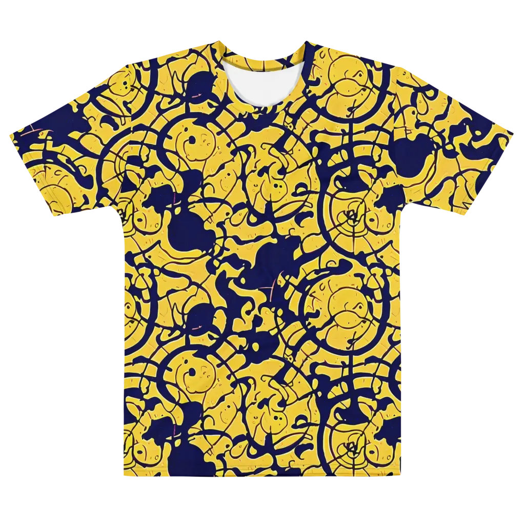 Golden Oddity on Men's Cotton Crew Neck T-Shirt — Front