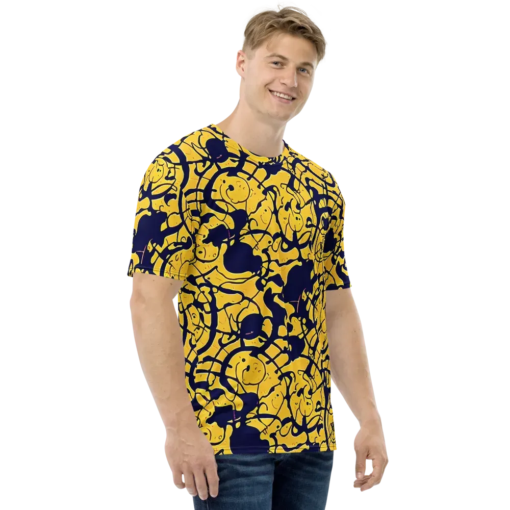 Golden Oddity on Men's Crew Neck T-Shirt — Right