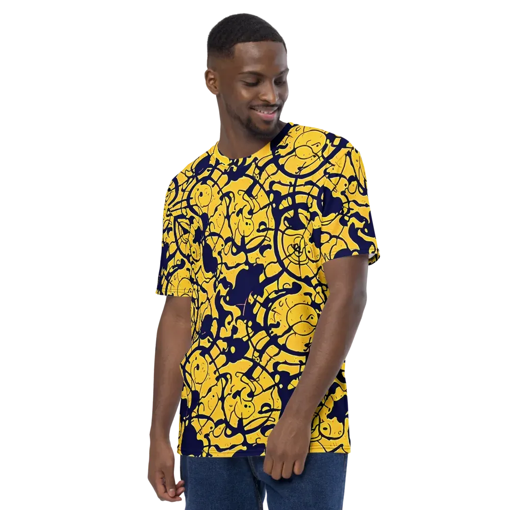 Golden Oddity on Men's Crew Neck T-Shirt — Left