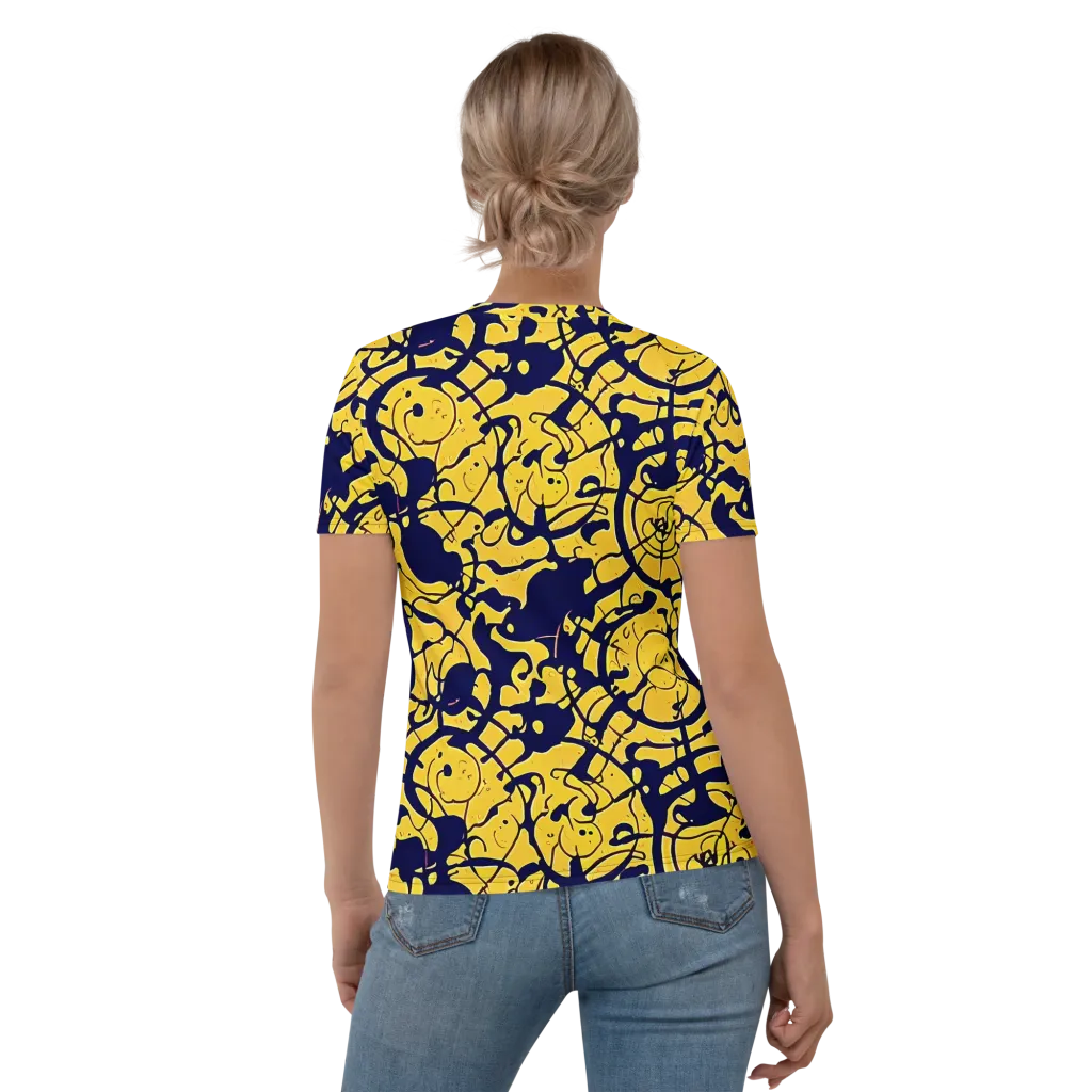 Golden Oddity on Women's Crew Neck T-Shirt — Back