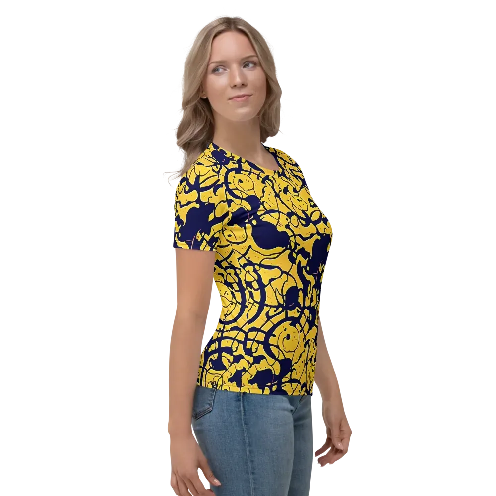 Golden Oddity on Women's Crew Neck T-Shirt — Right