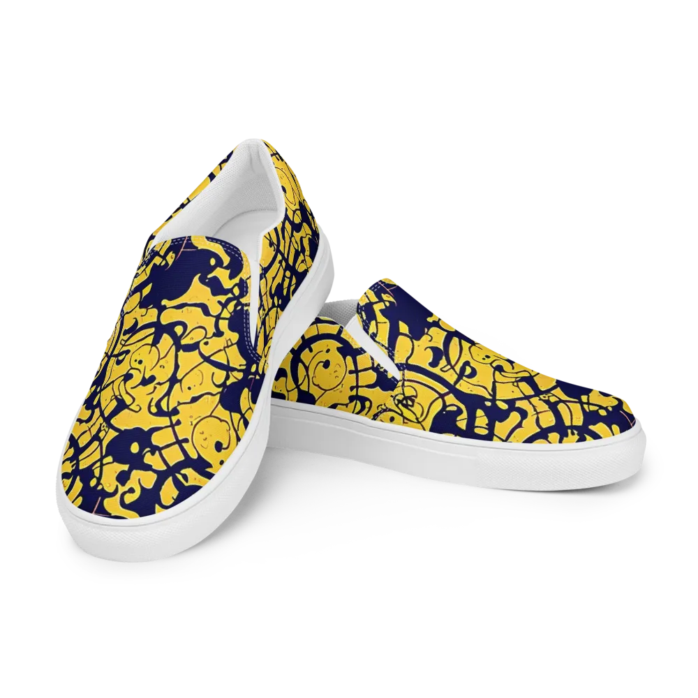 Golden Oddity on Men's Slip-On Canvas Shoes — Left Front