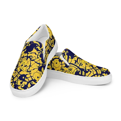 Golden Oddity on a Men's Slip-On Canvas Shoes