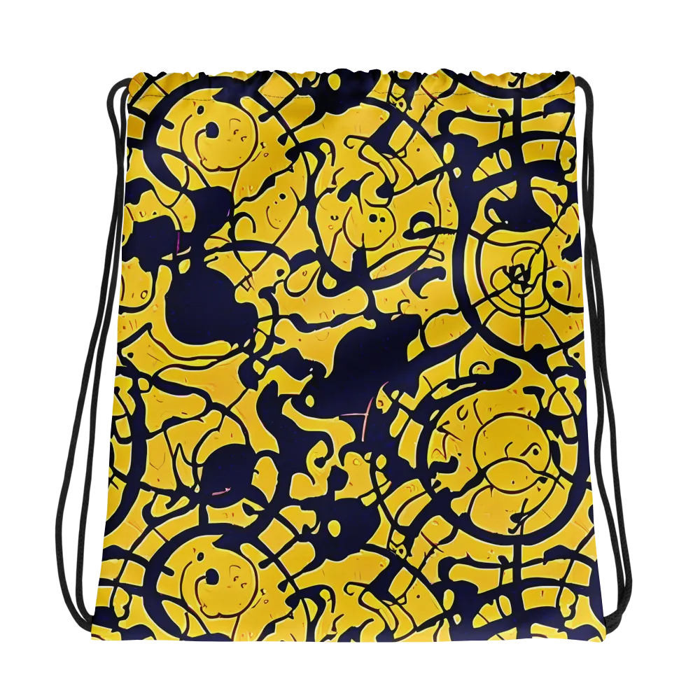 Golden Oddity on Drawstring Bag — Photo