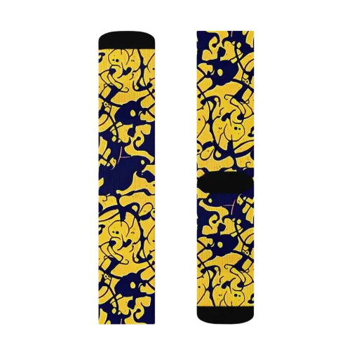 Golden Oddity on a Socks