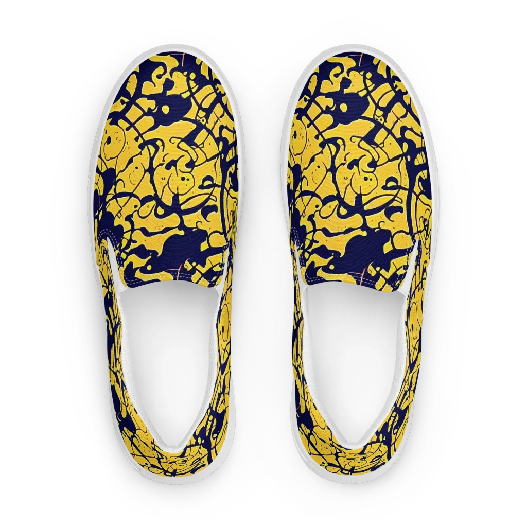 Golden Oddity on Women's Slip-On Canvas Shoes — Front