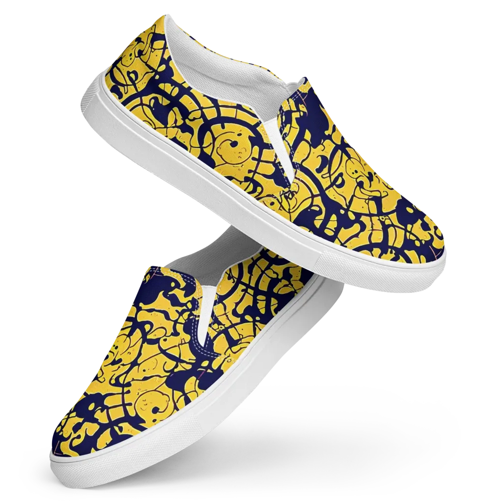 Golden Oddity on Women's Slip-On Canvas Shoes — Front