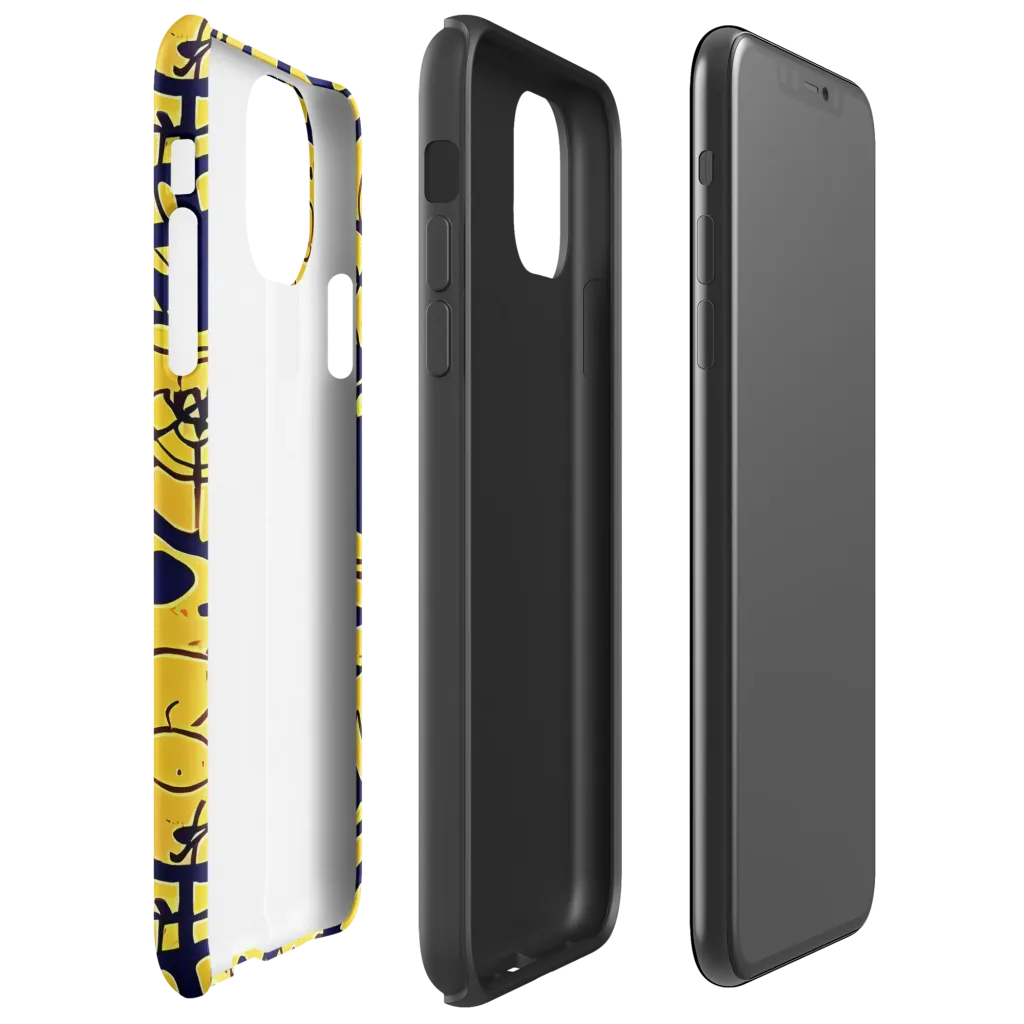 Golden Oddity on Tough Case for iPhone® — Right
