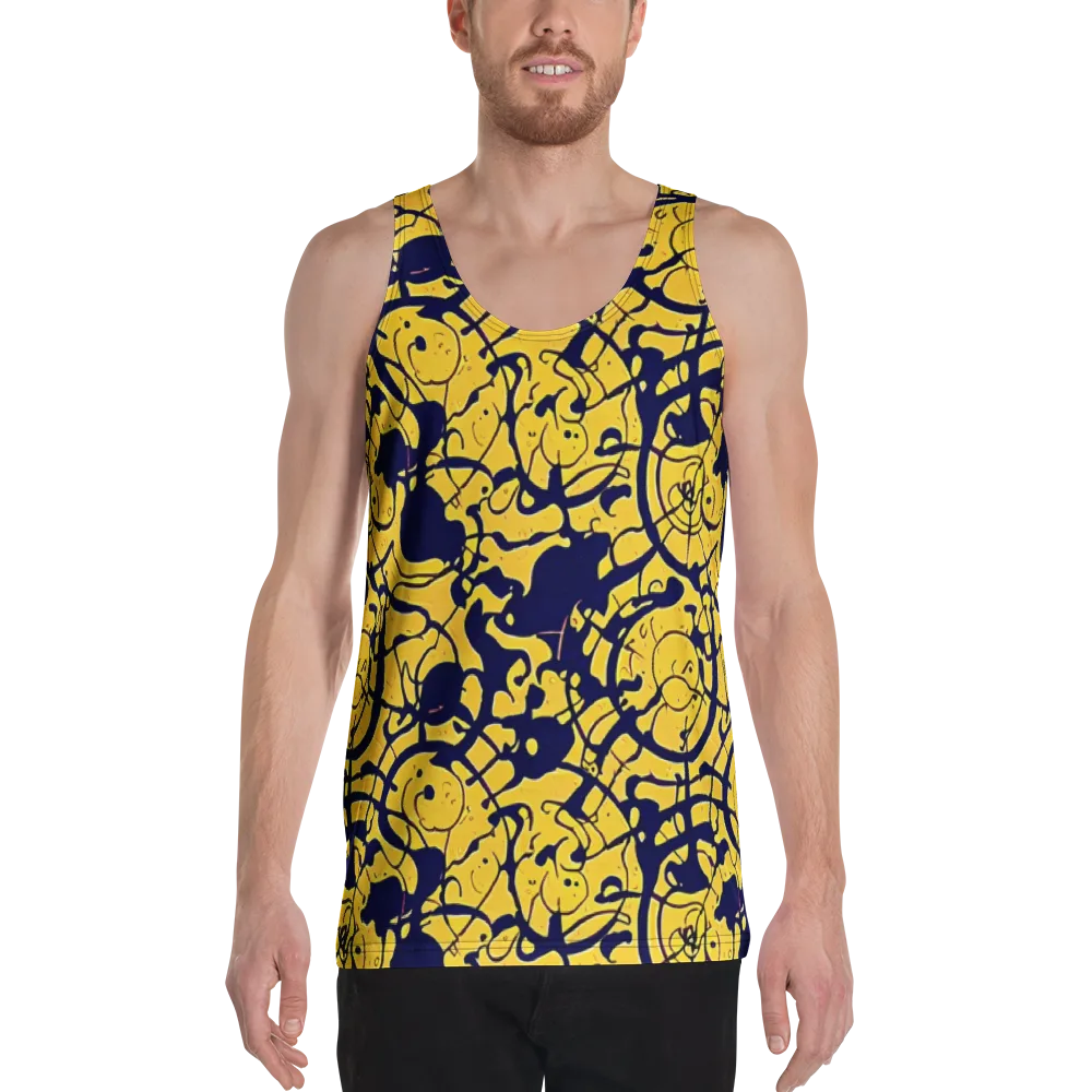 Golden Oddity on Men's Tank Top — Front