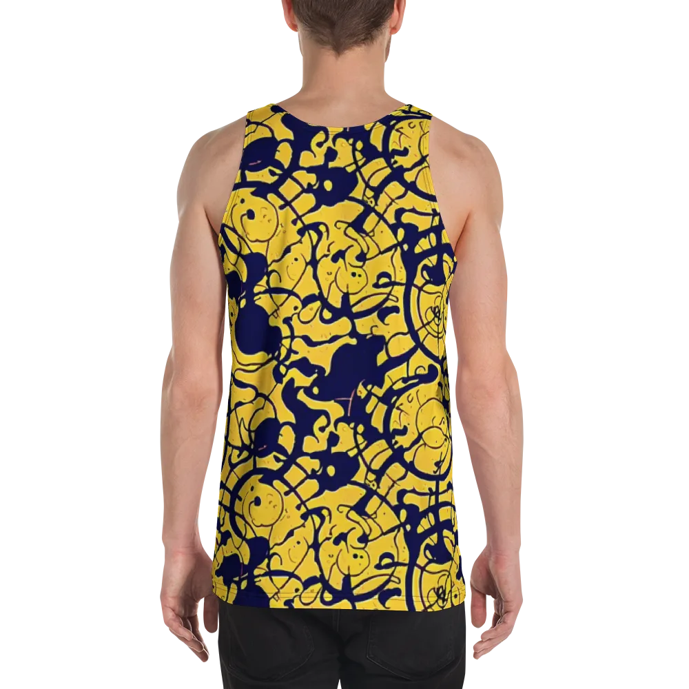 Golden Oddity on Men's Tank Top — Back