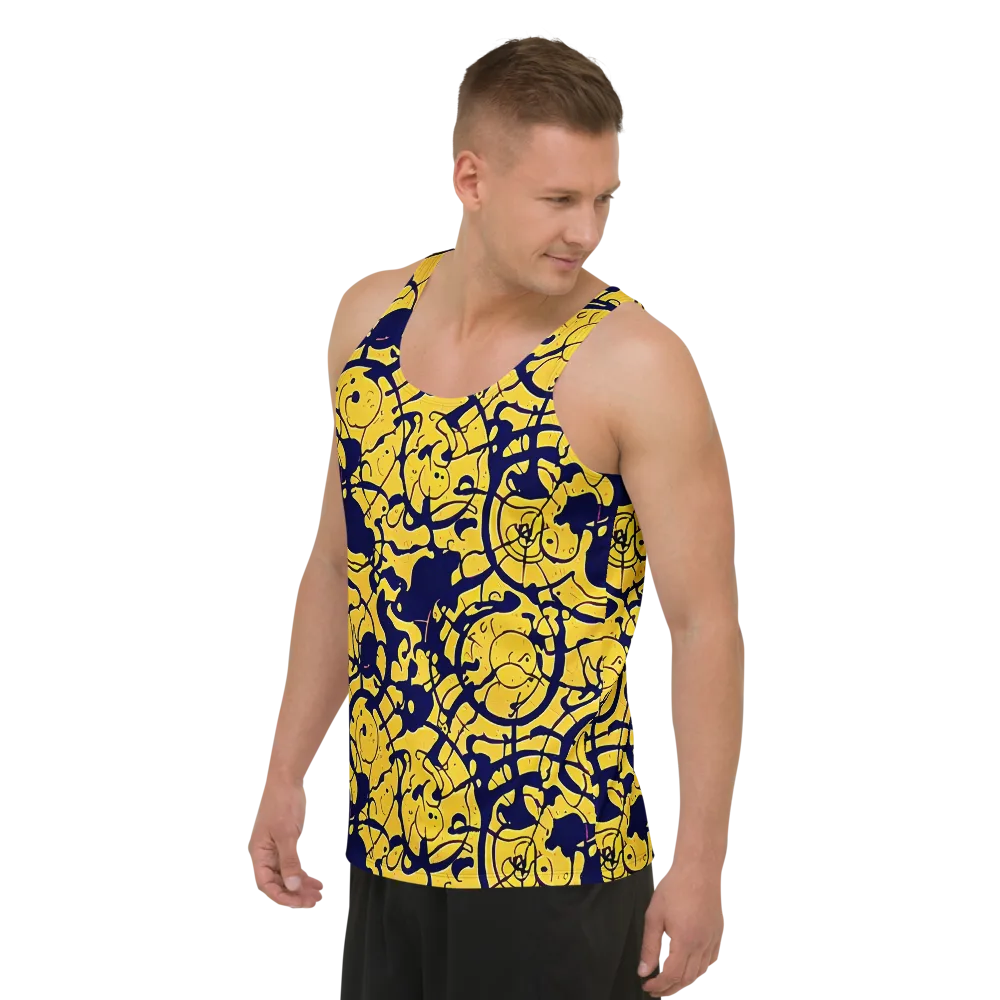 Golden Oddity on Men's Tank Top — Left Front