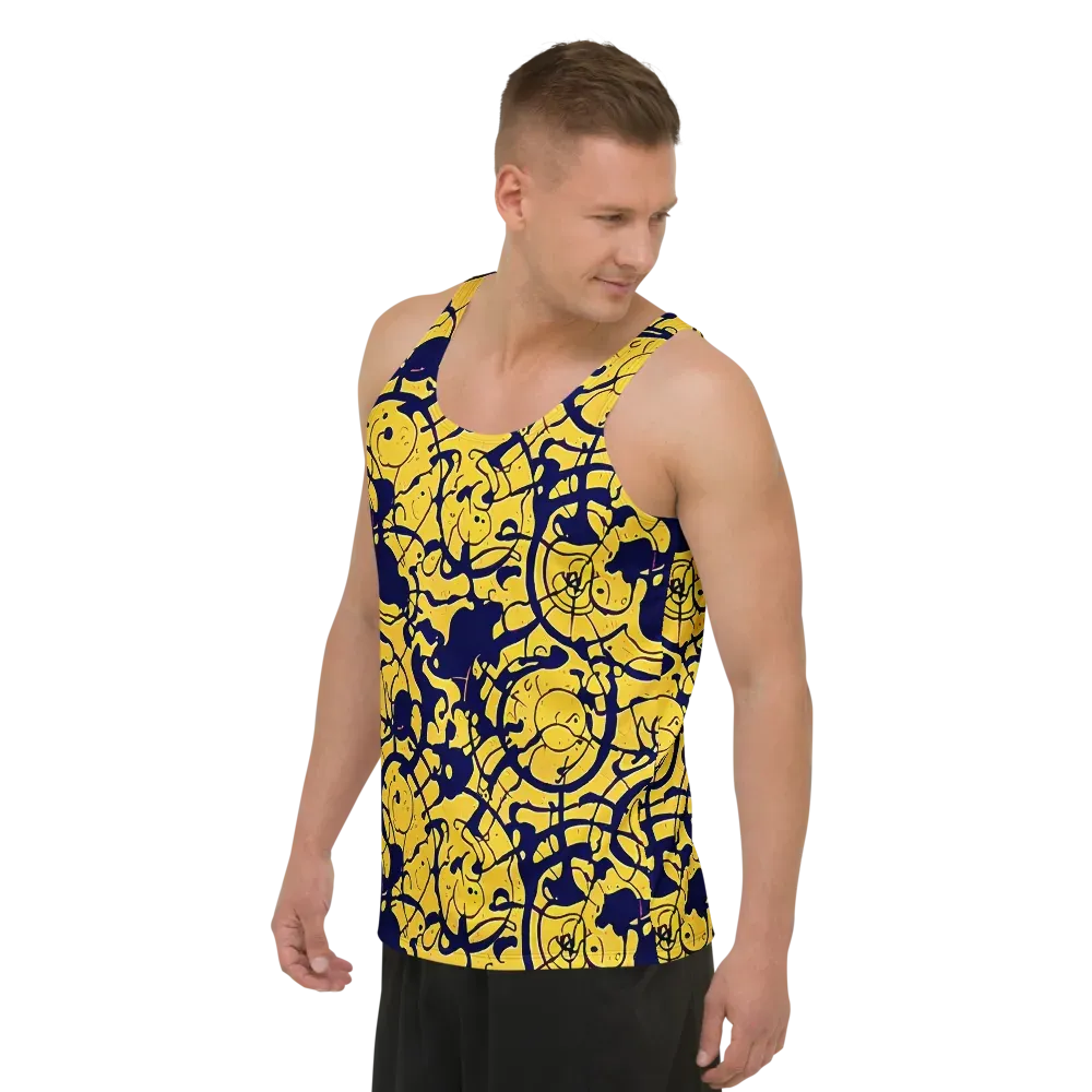 Golden Oddity on Men's Tank Top — Left Front