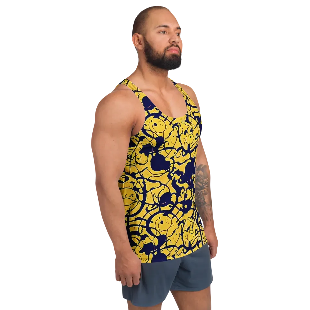 Golden Oddity on Men's Tank Top — Right Front