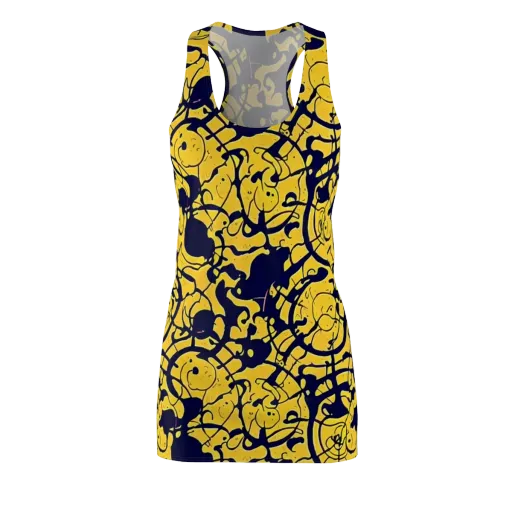 Golden Oddity on a Racerback Dress