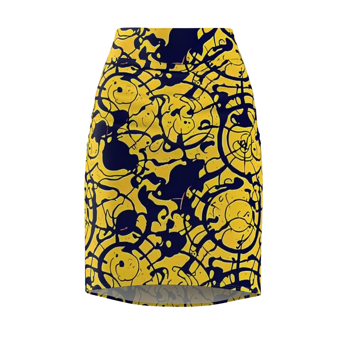 Golden Oddity on Pencil Skirt — Front