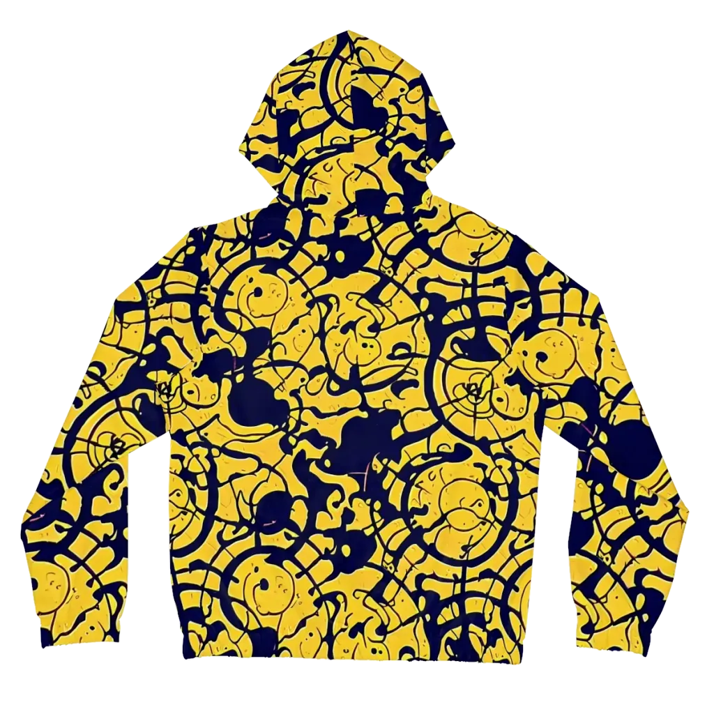 Golden Oddity on Women's Full-Zip Hoodie — Back