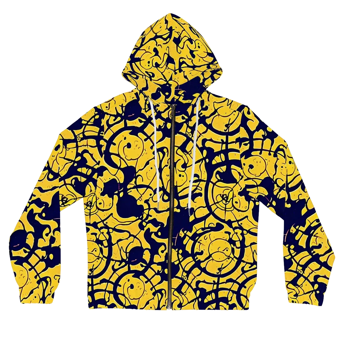 Golden Oddity on Women's Full-Zip Hoodie — Front