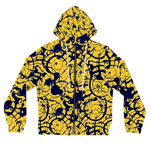 Golden Oddity on a Women's Full-Zip Hoodie