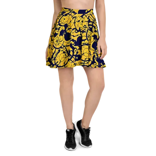 Golden Oddity on a Skater Skirt