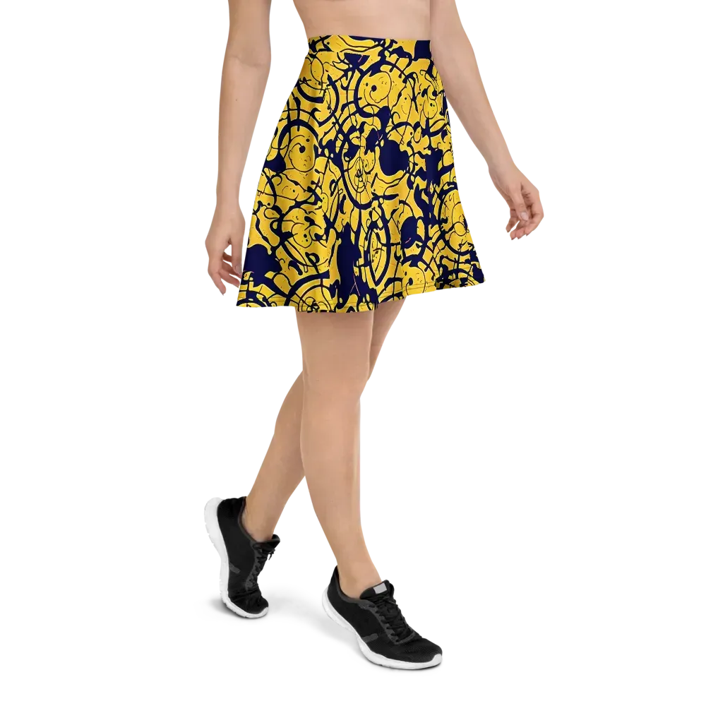 Golden Oddity on Skater Skirt — Right
