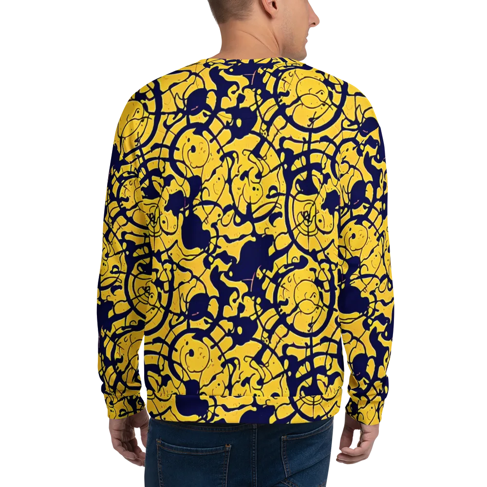 Golden Oddity on Sweatshirt — Back