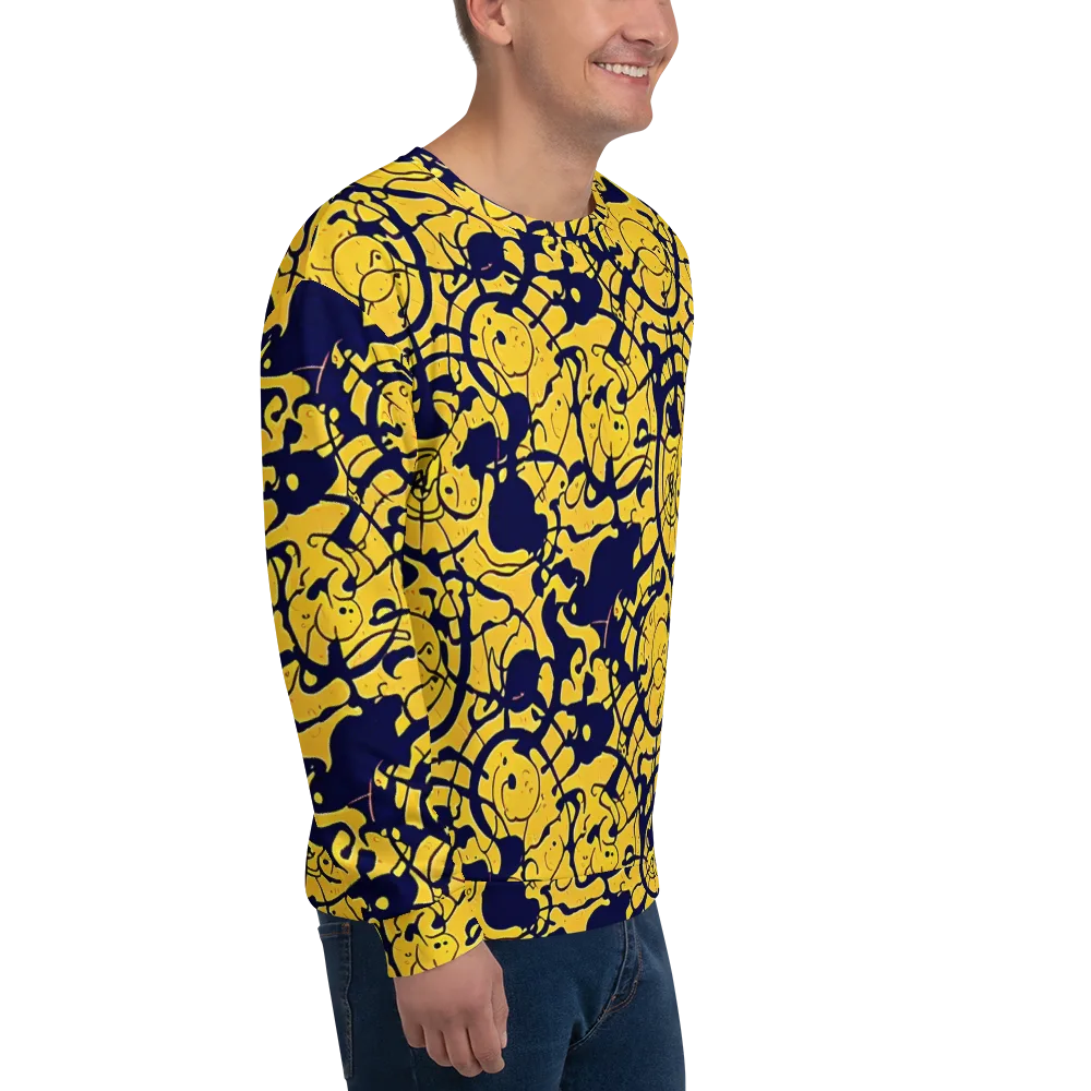Golden Oddity on Sweatshirt — Right Front