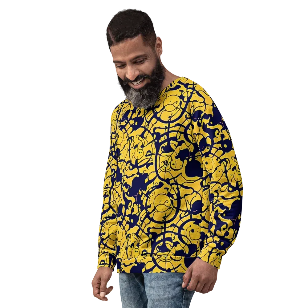 Golden Oddity on Sweatshirt — Left Front